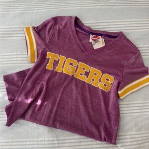 Sparkle City Purple & Gold LSU Tigers Jersey Dress
